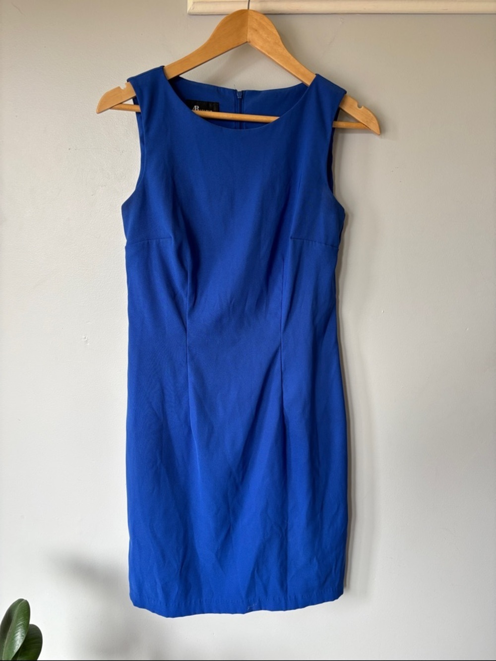 AB Studio Cobalt Blue Sleeveless Dress Size 6 Business Formal